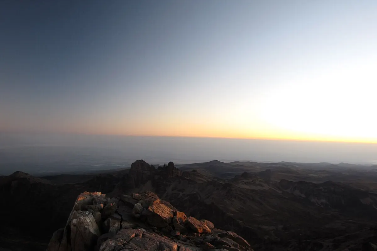 Mount Kenya landscape